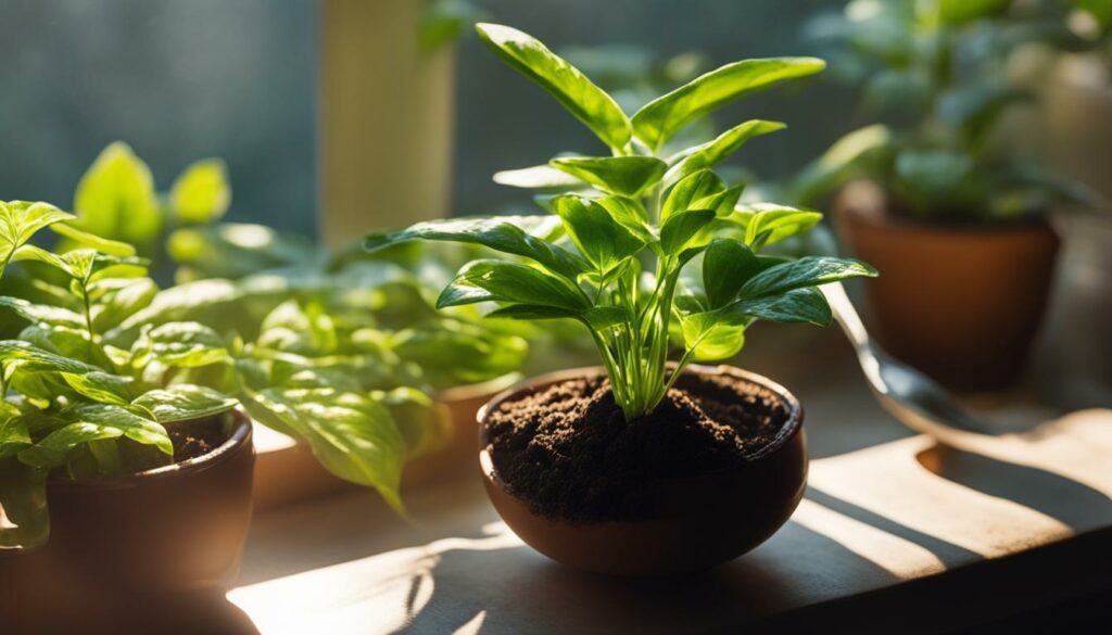 indoor plant fertilization
